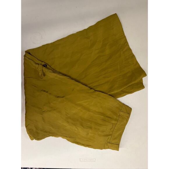 Madewell Sz 12 Olive Green Harlow Wide Leg High Rise Viscose Cargo Pants solid - Picture 8 of 8
